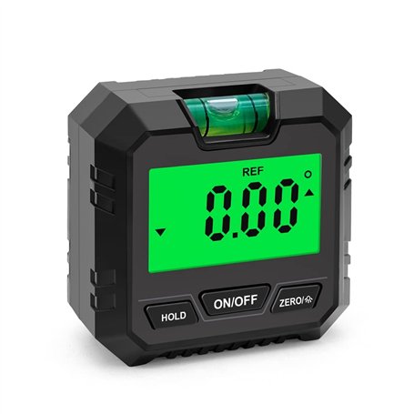 Lobamop Mini rapporteur numérique inclinomètre Goniomètre électronique nivellement couteau Finder nivellement boîte Noir