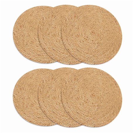 Luntfeiy – Ensemble de Sets de Table Ronds tressés