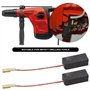 eMagTech Lot de 2 paires de balais de carbone pour moteur - 6,5 x 8 x 18 mm - Compatible avec Hilti TE 12 TE 12S TP 90 - Scie ci