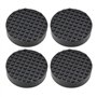 eMagTech Lot de 4 Tampons en Caoutchouc Noir pour Cric de Voiture Accessoires de Réparation de Voiture Plate-Forme de Levage Pro