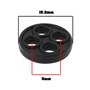 eMagTech Lot de 4 joints de robinet de carburant pour carburateur 16957-ZE1-812 Compatible avec la gamme Honda GX