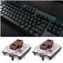 eMagTech Lot de 4pcs Interrupteurs de Clavier Compatible avec Logitech G815 G915 G913 Et G813 Marron