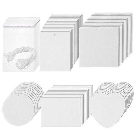 Wernfale 50 Pièces Feuilles de Désodorisant par Sublimation Feutre Désodorisant Feuilles Parfumées Rectangulaires avec Corde pou