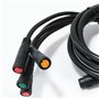 Verklsfuly 1 câble d'extension de vélo électrique 1T4 - Connecteur étanche - Pièces de rechange - Accessoires pour vélo électriq
