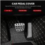 Borimend Les Accessoires de Couverture de PéDale de Voiture 5 PièCes avec Repose-Pieds pour W203 W222 W213 W205 W204 W211 W212 W