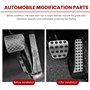 Borimend Les Accessoires de Couverture de PéDale de Voiture 5 PièCes avec Repose-Pieds pour W203 W222 W213 W205 W204 W211 W212 W