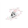 Gokoti Lot de 2 supports de lames de scie à chantourner - Kit de conversion - Adaptateur sans broche en métal - Supports de lame Gokoti Lot de 2 supports de lames de scie à chantourner - Kit de conversion - Adaptateur sans broche en métal - Supports de lame