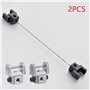 Gokoti Lot de 2 supports de lames de scie à chantourner - Kit de conversion - Adaptateur sans broche en métal - Supports de lame