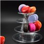 NISHZHU Macarons Tour D'Affichage PréSentoir à Cupcakes à 4 Couches PréSentoir à Aliments Support à Gâteau DéCoration de Mariage