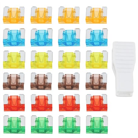 ECSiNG Lot de 120 Mini Fusibles à Lame à Profil Bas APS ATT 32 V pour Automobile 5 A 7