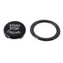 ECSiNG Couvercle Et Anneau de Bouton de Démarrage du Moteur de Voiture Compatible avec BMW Série 3 E90 Compatible avec BMW Série