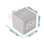 ECSiNG Relais 458 5 broches 12V 1K0906381 compatible avec Audi compatible avec Golf Jetta MK5 MK6