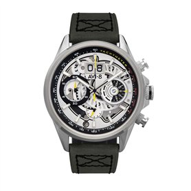 AVI-8 Hommes Analogique chronographe Montre avec Bracelet en Cuir AV-4065-01 AVI-8 Hommes Analogique chronographe Montre avec Bracelet en Cuir AV-4065-01