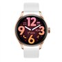 Ice-Watch - Ice Smart 3.0-1.2 Rose-Gold White AMOLED GPS - Montre connectée Ronde Rose-Gold pour Femme avec Bracelet en Silicone
