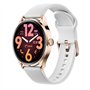 Ice-Watch - Ice Smart 3.0-1.2 Rose-Gold White AMOLED GPS - Montre connectée Ronde Rose-Gold pour Femme avec Bracelet en Silicone
