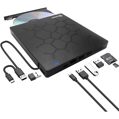 Qumox Graveur DVD CD Externe