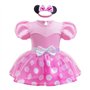 Lito Angels Deguisement Costume Robe Princesse Minnie avec Bandeau pour Bebe Filles Taille 0-3 mois