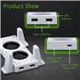 Mcbazel Support vertical pour ventilateur de Refroidissement Base Station D'accueil pour Xbox Series S Support de refroidissemen