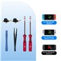 Wigearss Joysticks de Réparation à Effet Hall pour Manettes NS Switch/Switch OLED, Accessoires de Remplacement avec Outil d'Ouve