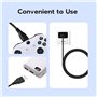 Mcbazel Câble Micro USB, Câble de Chargement USB vers Micro USB pour Manette PS4/PS4 Slim/PS4 Pro, Manette Xbox One/One X/One S/