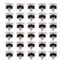 ECSiNG 30pcs Clips de Fixation Attaches Garniture Voiture Panneau de Porte Intérieures 7703077476 en Plastique Compatible avec P