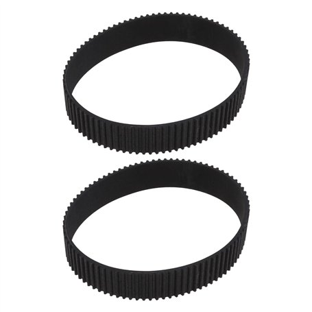 ECSiNG 2X HTD 252-3M-18 Courroies Synchrones en Caoutchouc à Boucle Fermée 84 Dents Courroies de Distribution 3 mm Pas 18 mm Lar