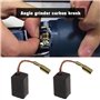 ECSiNG 2 Paires Balais de Charbon pour Meuleuse d'angle 6.3x8x13.5mm Compatible avec Ryobi EAG950RB EAG750RS 115 125 D54 Pièce d