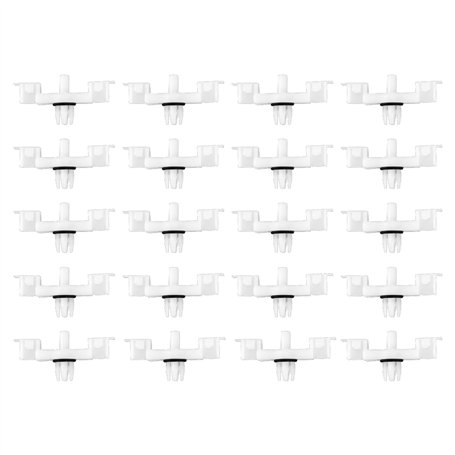ECSiNG Lot de 20 clips de garniture de carrosserie 7L0853547A 95555954700 compatible avec VW Touareg Compatible avec Porsche Cay