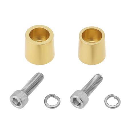 LT Easiyl 1 paire d'adaptateurs M6 en laiton pour bornes de batterie M6 positives ou négatives pour batteries de voiture au lith