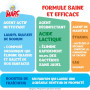 St Marc Lingette nettoyante Désinfectante 0% Résidus Agressifs, Compostable - 42 lingettes antibactérien larges en Lot de 14 (To