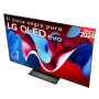 TV OLED Evo LG OLED65C4 164 cm 4K UHD Smart TV 2024 Noir et Brun