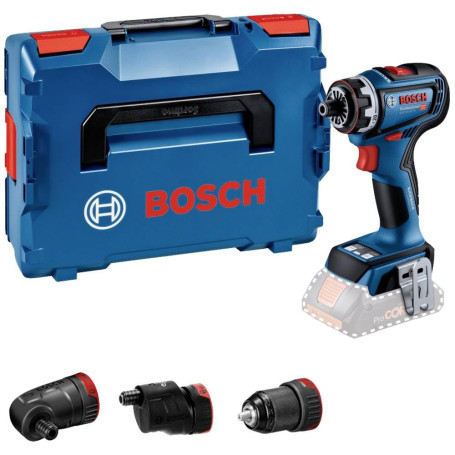 Bosch Professional Perceuse/visseuse sans fil GSR 18V-90 FC Système FlexiClick, couple dur de 64 Nm, moteur sans balais, 2 vites