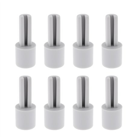 LT Easiyl Lot de 8 Rallonges de Potentiomètre en Plastique Gris 10 X 25 Mm pour Potentiomètre de Mixage Guitare électrique