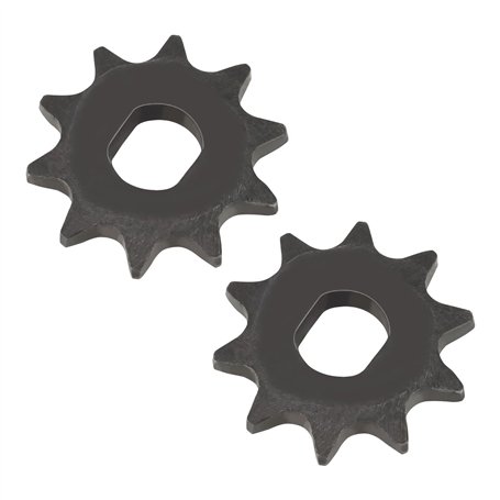 SG Store 2pcs T8F Moteur Pignon Moteur Synchronisation Pignon Moteur 10 Dents Chaîne pour Scooter Électrique Voiture de Tourisme
