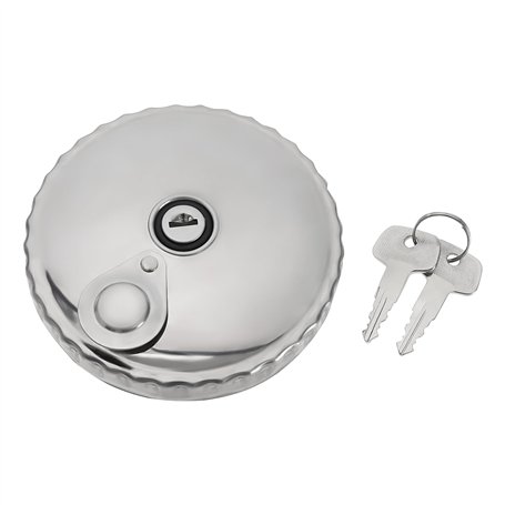 SG Store Bouchon de Carburant Camion Bouchon de Carburant Remplacement 80mm 3024710130 Couvercle de Carburant en Métal avec 2 Cl