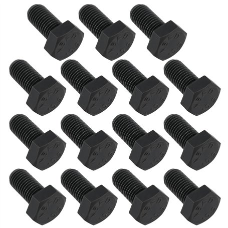 SG Store Lot de 15 boulons hexagonaux à pas fin M10 x 1