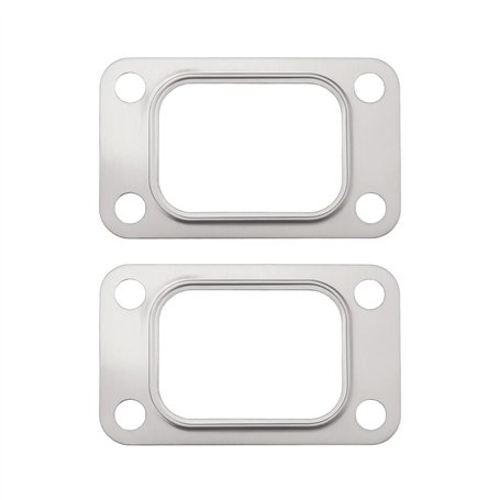 SG Store Lot de 2 joints de collecteur d'admission turbo à 4 trous en acier inoxydable T3 en métal Gt30 Gt35 T35 T38 compatible
