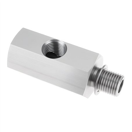 SG Store Adaptateur de capteur de pression d'huile M10 x 1 mm mâle x 1/8" NPT pour mesurer la pression d'huile