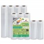 KitchenBoss Sacs Sous Vide Alimentaire:Film Sous Vide Alimentaire 9 Rouleaux
