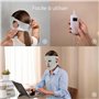 Nanoleaf Masque LED de Luminothérapie, 7 Modes Lumineux, Masque à Lumière Rouge Portable avec LED NIR, Silicone Doux pour Peau e