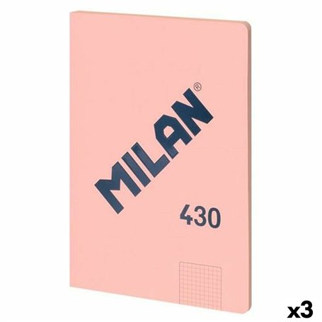 Carnet Milan SERIE 1918 Rose A4 48 Volets (3 Unités)