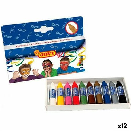 Peinture Faciale Jovi Multicouleur (12 Unités)