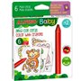 Crayons gras de couleur Alpino Baby Jungle Multicouleur (12 Unités)