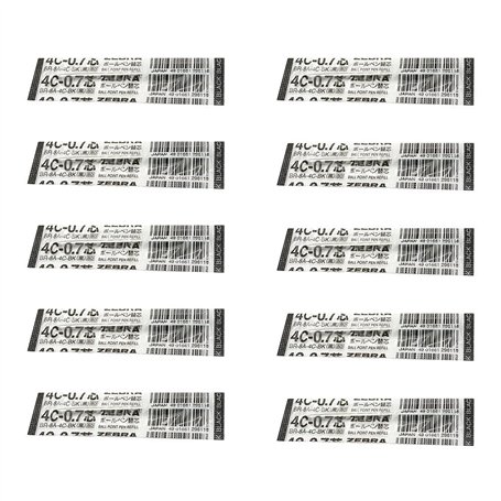 Zebra 4C-0.7 Boîte de 10 recharges d'encre 0