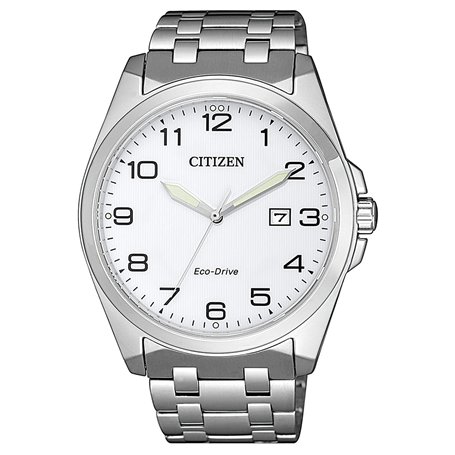 Citizen Men's Analogique Eco-Drive Montre avec Bracelet en Acier Inoxydable BM7108-81A