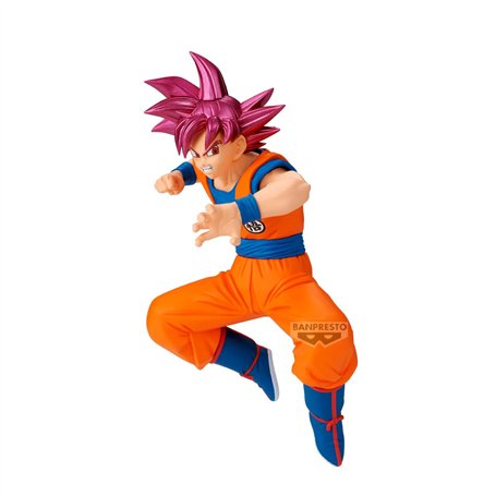 Banpresto Figurine d'action Goku Super Saiyan God (Vs Beerus) Dragon Ball Super - Match Makers 12 cm - Multicolore BP29200P - Fi