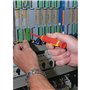 Draper XP1000 05721 Lot de 10 tournevis de précision | Lame interchangeable à double isolation VDE | Ensemble de tournevis pour