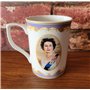 The Leonardo Collection Mug Her Majesty The Queen Elizabeth II, blanc, hauteur 10 cm