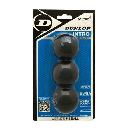 Dunlop 3Bbl Intro Blister de 3 balles Mixte Adulte