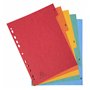 Exacompta - Réf. 3110Z - Intercalaires en véritable carte lustrée souple 225g/m2 FSC® avec 5 onglets imprimés numériques de 1 à 